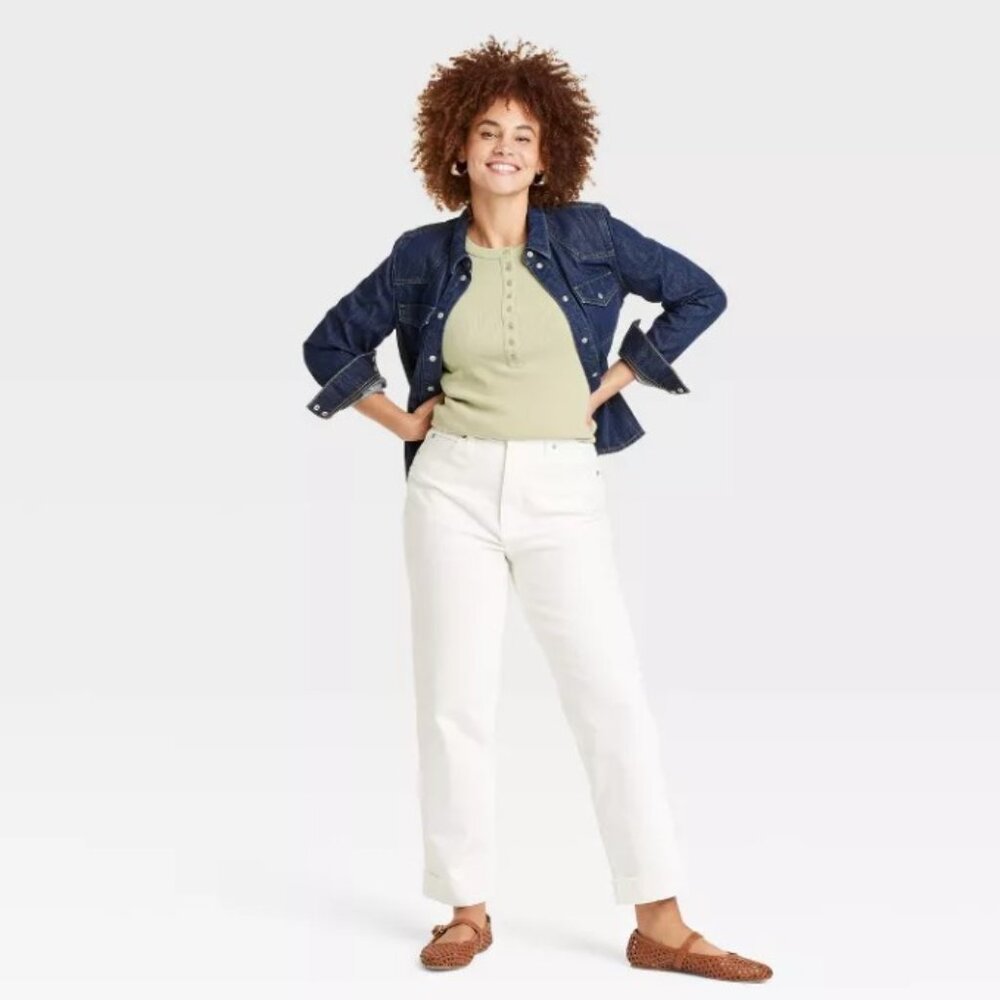 Universal Thread | Highest-Rise Ankle Cuffed Jean… - image 1